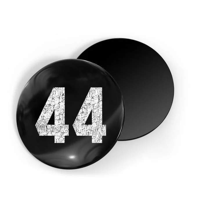 Jersey Uniform Number 44 Athletic Style Sports Graphic Magnet