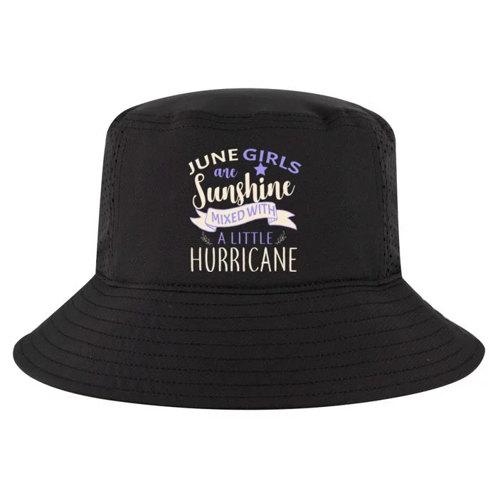 June Girls Are Sunshine Mixed With Hurricane Cool Comfort Performance Bucket Hat