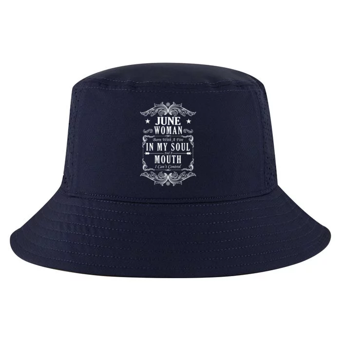 June Woman Funny Birthday Cool Comfort Performance Bucket Hat