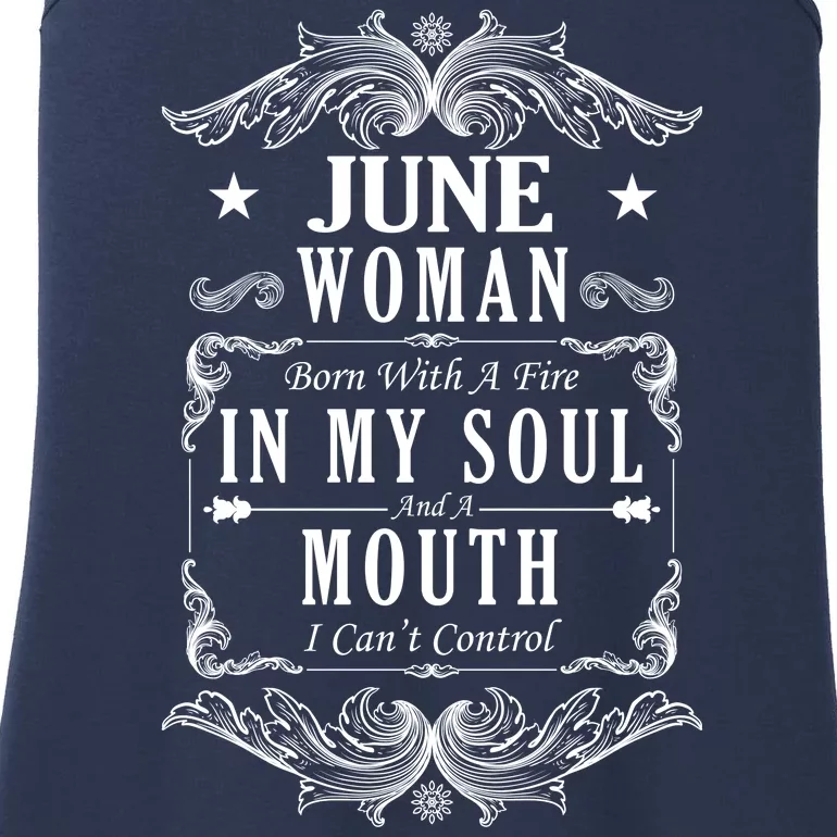 June Woman Funny Birthday Ladies Essential Tank