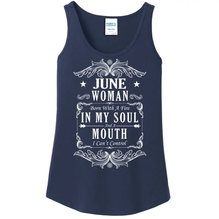 June Woman Funny Birthday Ladies Essential Tank