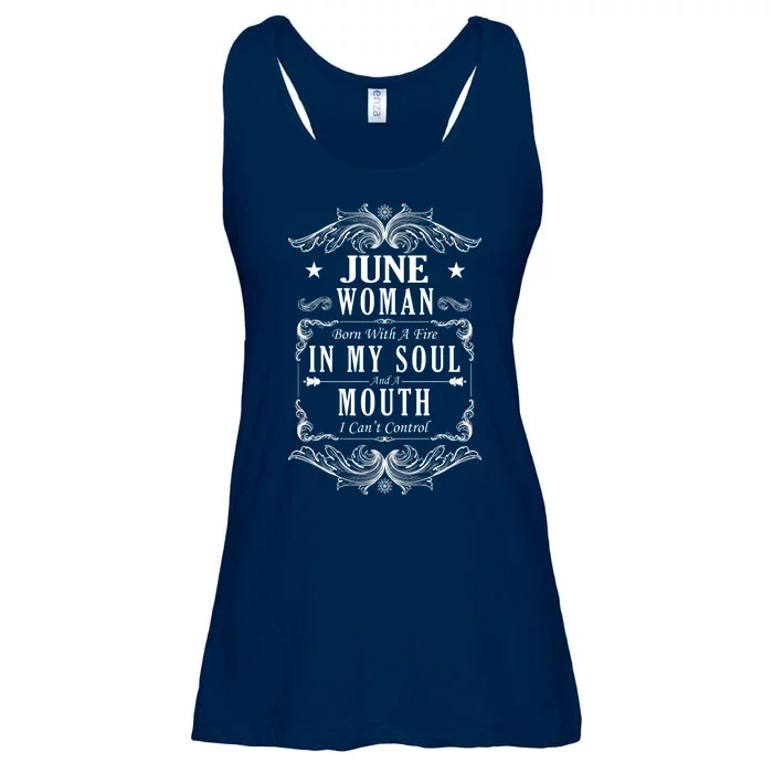 June Woman Funny Birthday Ladies Essential Flowy Tank