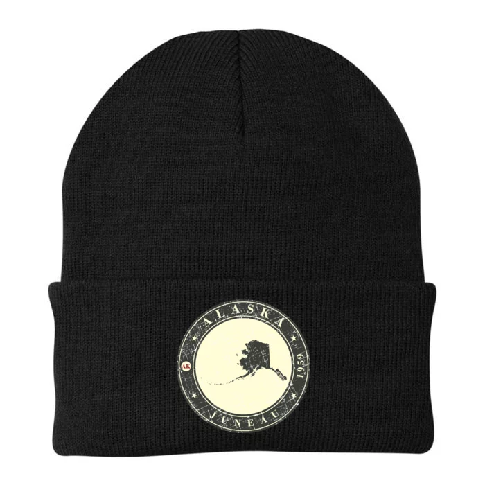 Juneau Alaska Retro Knit Cap Winter Beanie