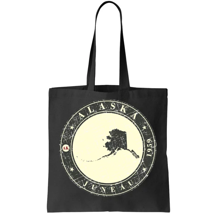 Juneau Alaska Retro Tote Bag