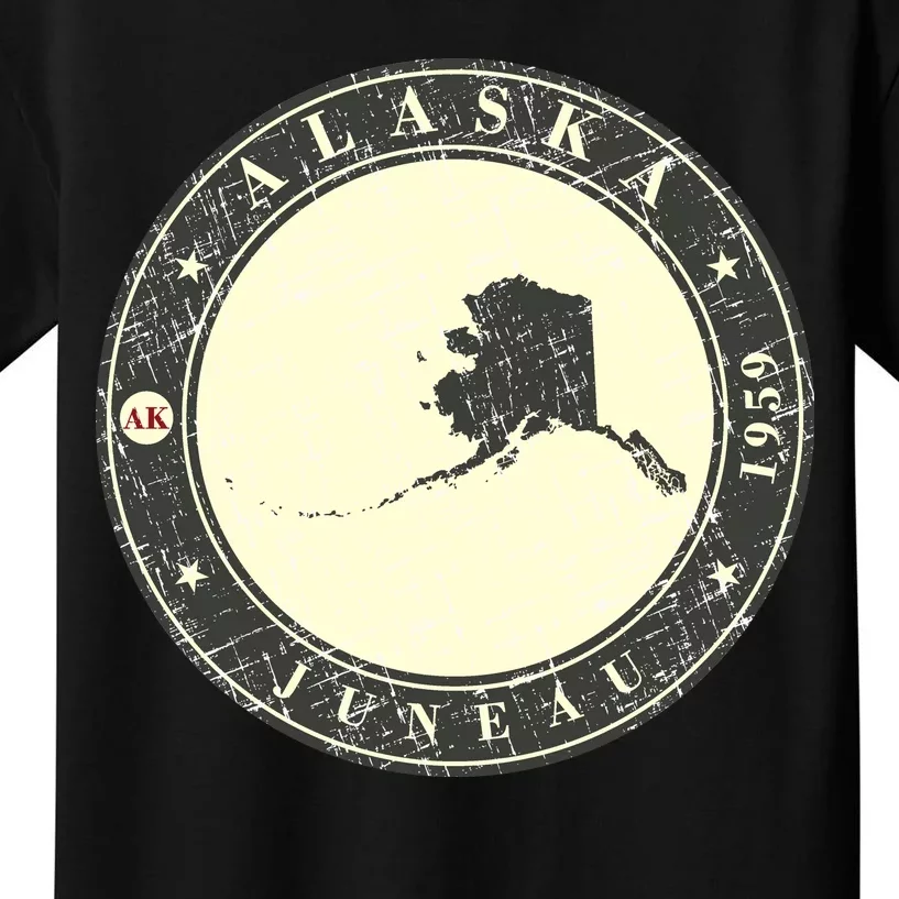 Juneau Alaska Retro Kids T-Shirt