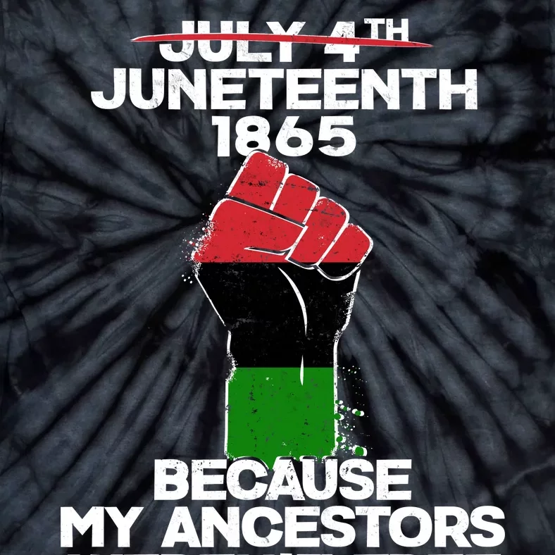 Juneteenth 1865 American African Freedom Day Tie-Dye T-Shirt