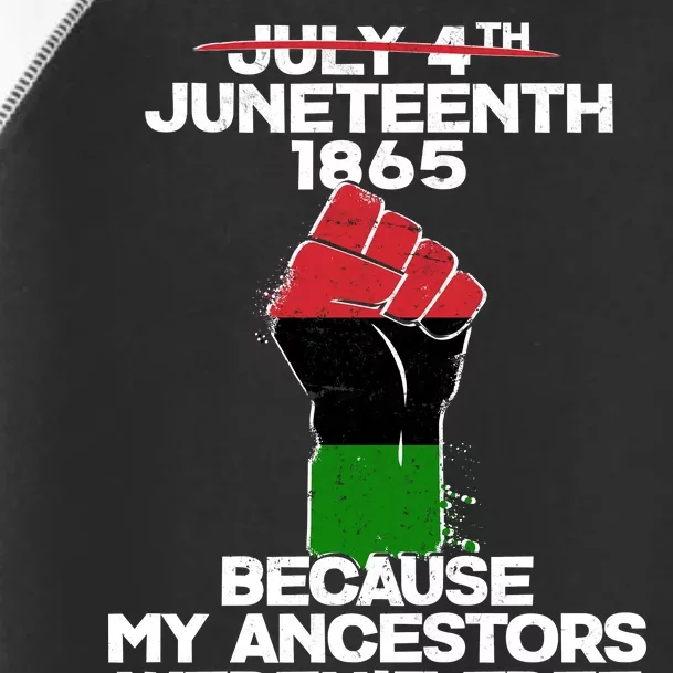 Juneteenth 1865 American African Freedom Day Toddler Fine Jersey T-Shirt