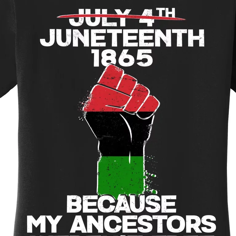 Juneteenth 1865 American African Freedom Day Women's T-Shirt