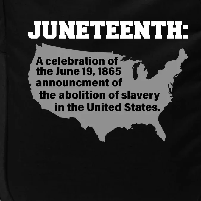 Juneteenth 1865 Celebrates Black African American Impact Tech Backpack