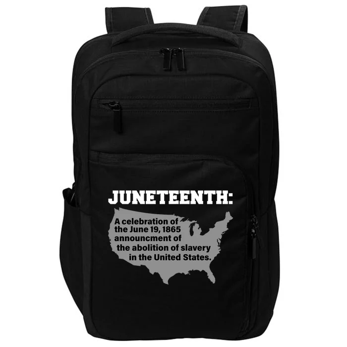 Juneteenth 1865 Celebrates Black African American Impact Tech Backpack