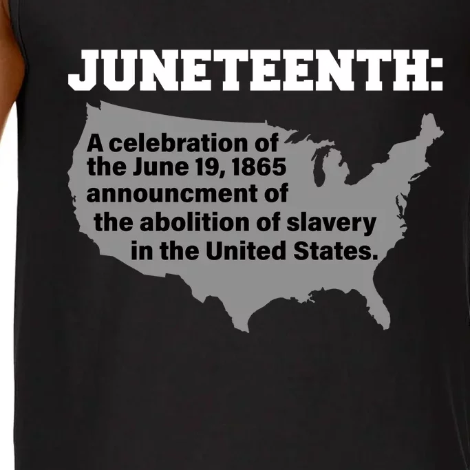 Juneteenth 1865 Celebrates Black African American Comfort Colors® Tank Top