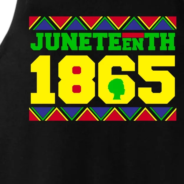 Juneteenth 1865 Independence Day Ladies Tri-Blend Wicking Tank