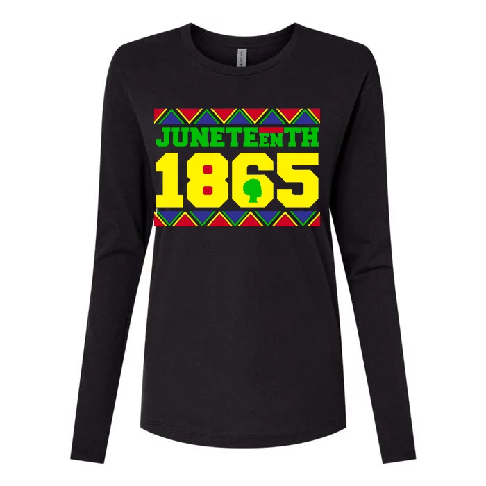 Juneteenth 1865 Independence Day Womens Cotton Relaxed Long Sleeve T-Shirt