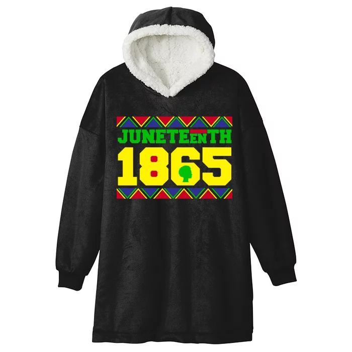 Juneteenth 1865 Independence Day Hooded Wearable Blanket