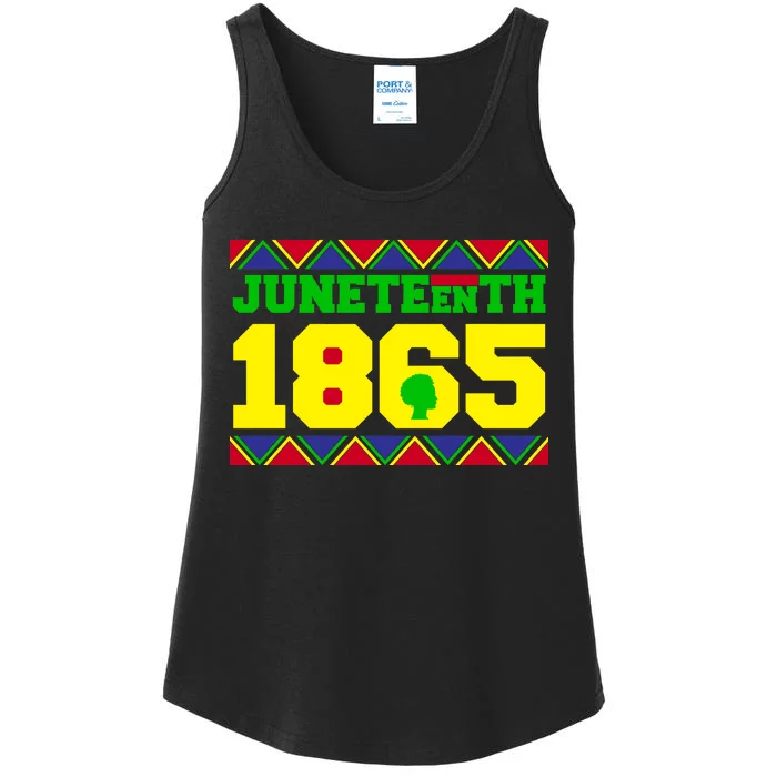 Juneteenth 1865 Independence Day Ladies Essential Tank