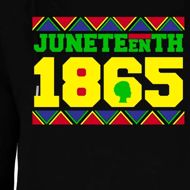 Juneteenth 1865 Independence Day Womens Funnel Neck Pullover Hood