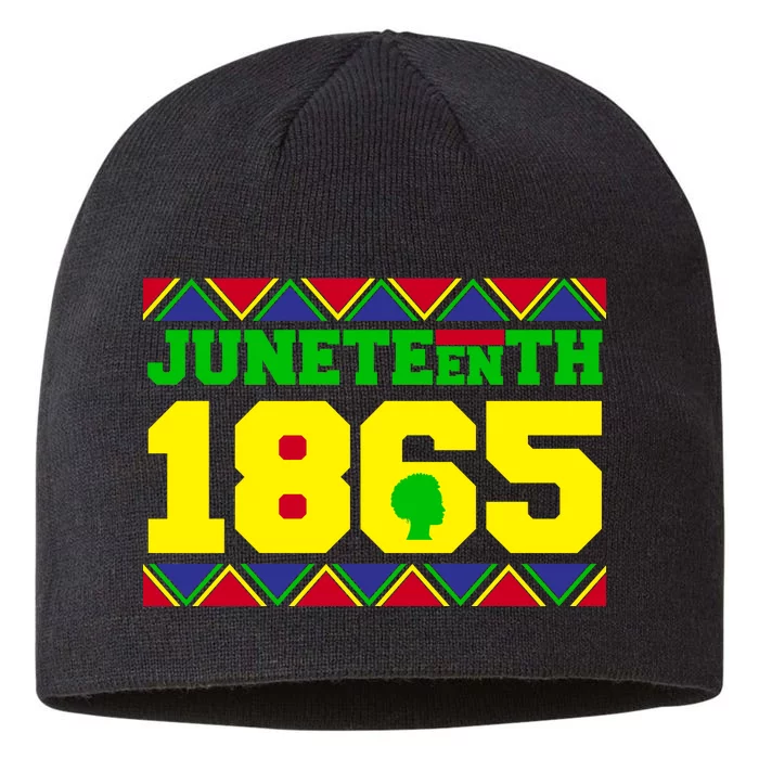 Juneteenth 1865 Independence Day 8 1/2in Sustainable Knit Beanie