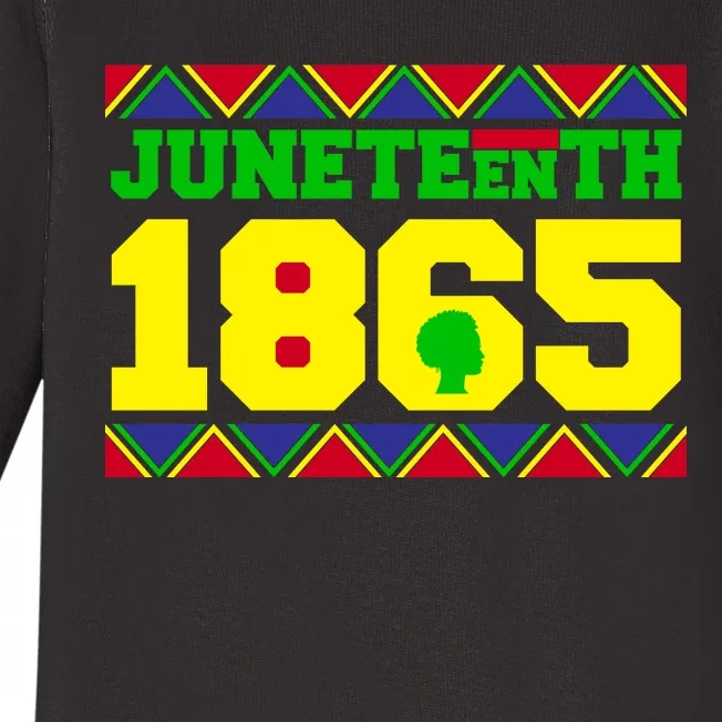 Juneteenth 1865 Independence Day Baby Long Sleeve Bodysuit