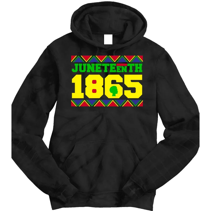 Juneteenth 1865 Independence Day Tie Dye Hoodie