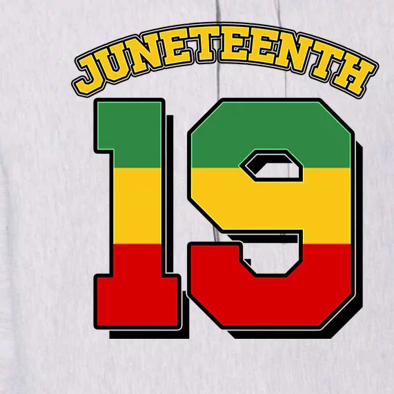 Juneteenth 19 Nineteen Jersey Premium Hoodie