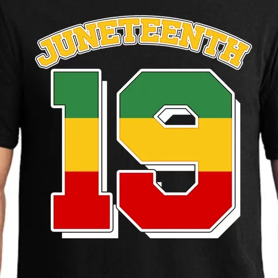 Juneteenth 19 Nineteen Jersey Pajama Set