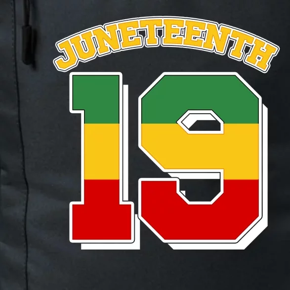 Juneteenth 19 Nineteen Jersey Daily Commute Backpack