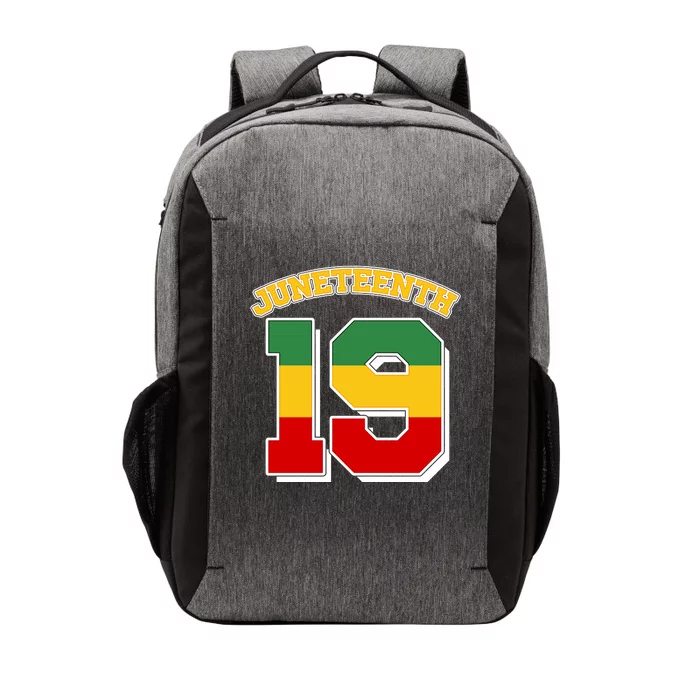 Juneteenth 19 Nineteen Jersey Vector Backpack