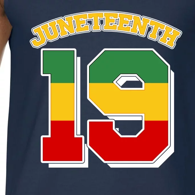 Juneteenth 19 Nineteen Jersey Comfort Colors® Tank Top