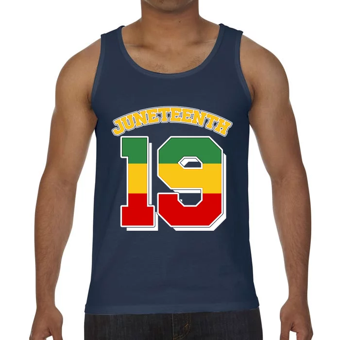 Juneteenth 19 Nineteen Jersey Comfort Colors® Tank Top