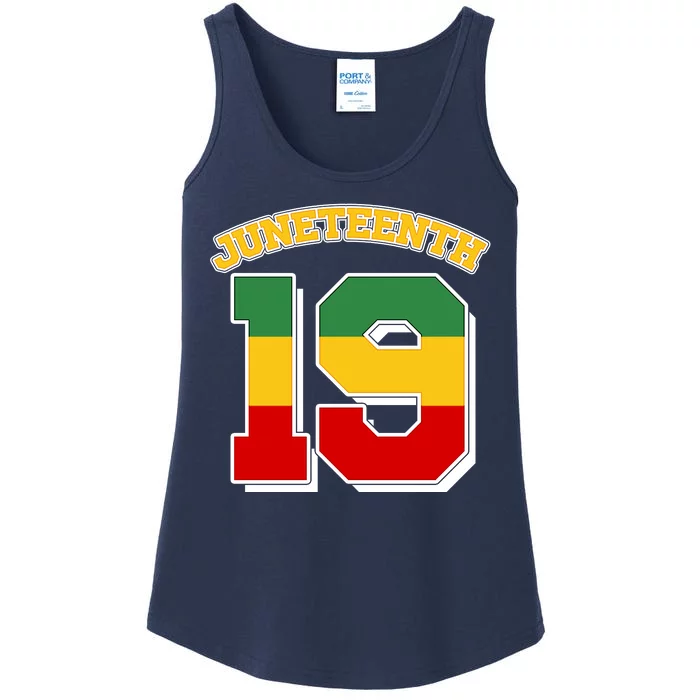 Juneteenth 19 Nineteen Jersey Ladies Essential Tank