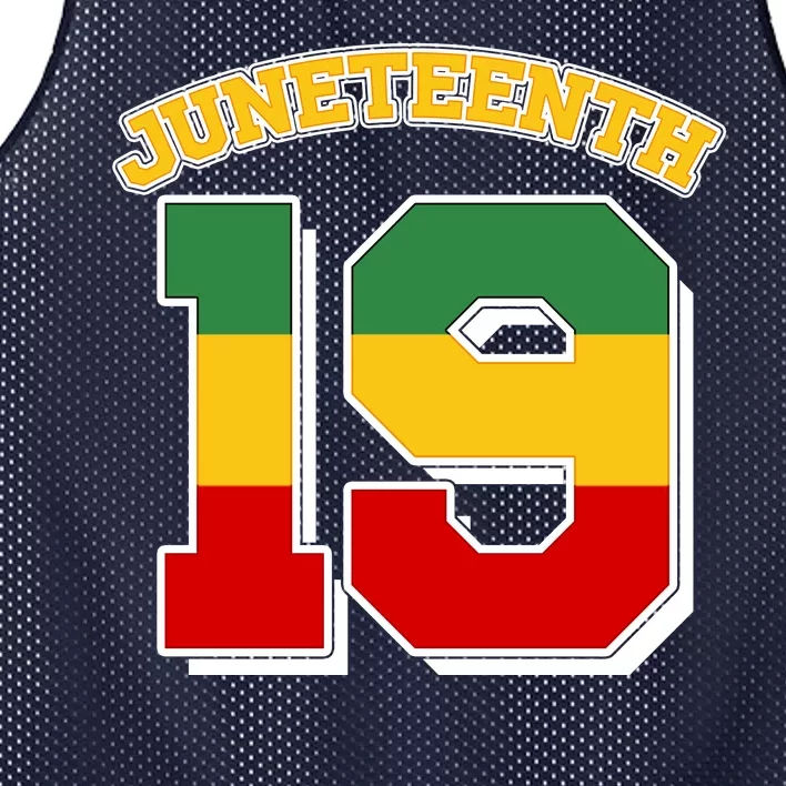 Juneteenth 19 Nineteen Jersey Mesh Reversible Basketball Jersey Tank