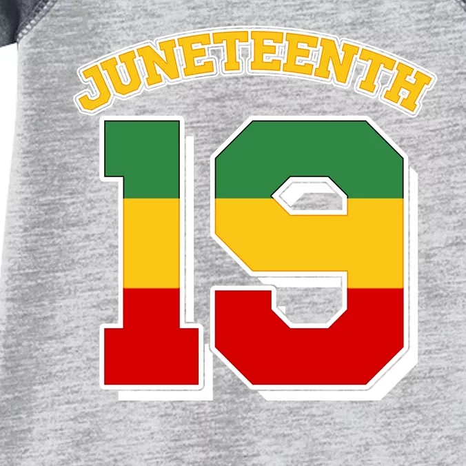 Juneteenth 19 Nineteen Jersey Infant Baby Jersey Bodysuit