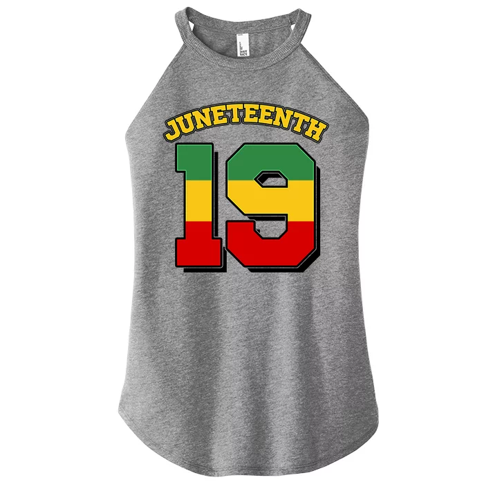 Juneteenth 19 Nineteen Jersey Women’s Perfect Tri Rocker Tank