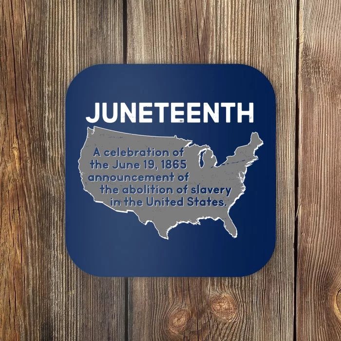 Juneteenth African American Black US History Coaster