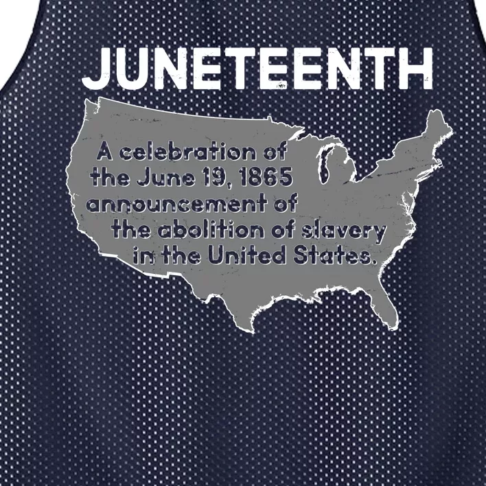 Juneteenth African American Black US History Mesh Reversible Basketball Jersey Tank