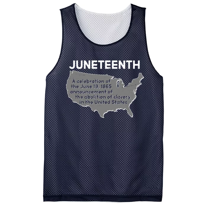 Juneteenth African American Black US History Mesh Reversible Basketball Jersey Tank