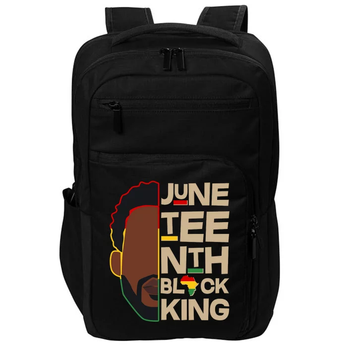 Juneteenth Black King June 19 1865 Impact Tech Backpack