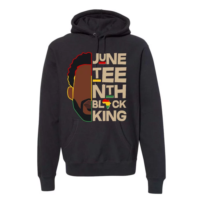 Juneteenth Black King June 19 1865 Premium Hoodie