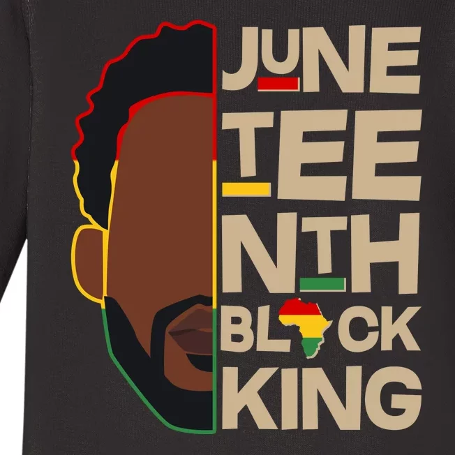 Juneteenth Black King June 19 1865 Baby Long Sleeve Bodysuit