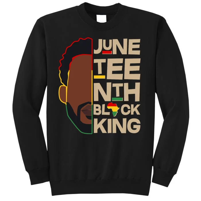 Juneteenth Black King June 19 1865 Tall Sweatshirt