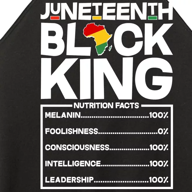 Juneteenth Black King Nutrition Facts Women’s Perfect Tri Rocker Tank