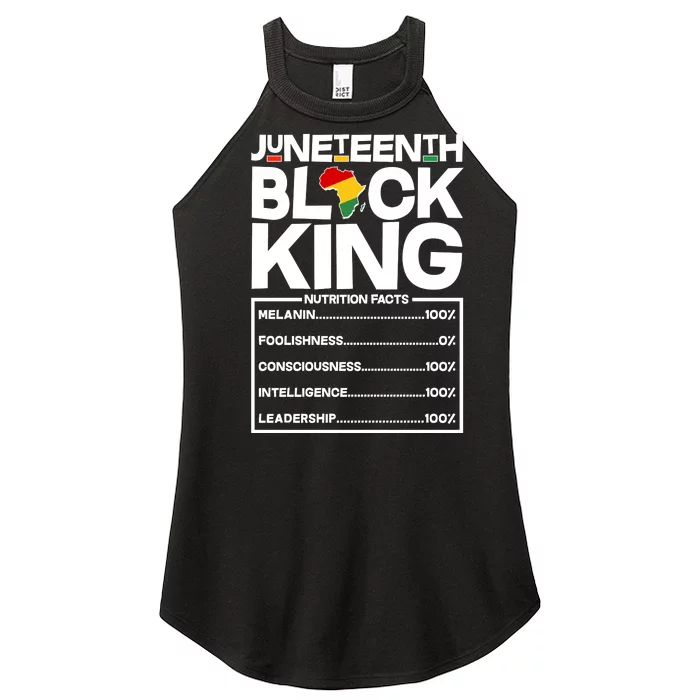 Juneteenth Black King Nutrition Facts Women’s Perfect Tri Rocker Tank