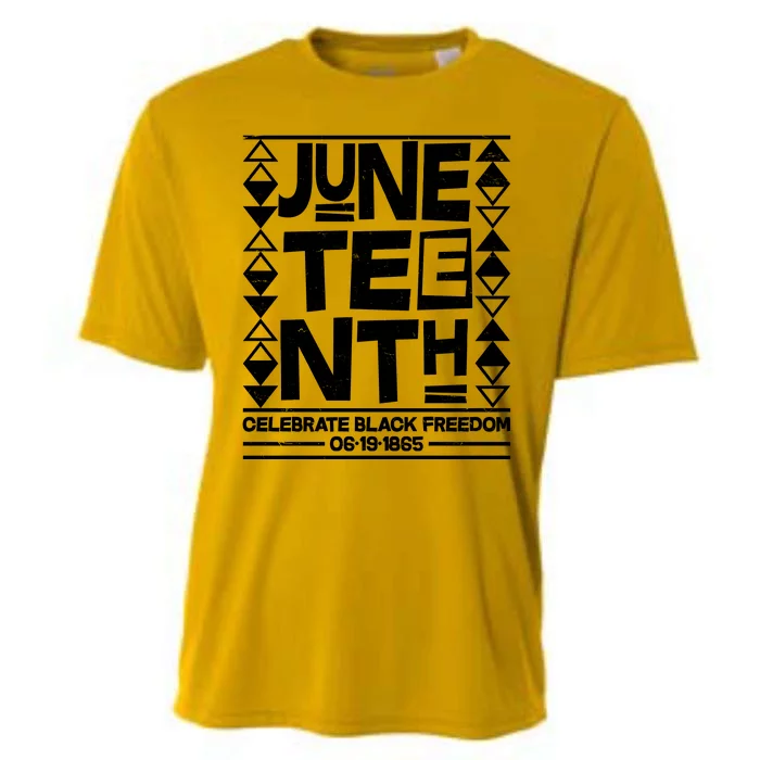 Juneteenth Celebrate Black Freedom 06-19-1865 Cooling Performance Crew T-Shirt