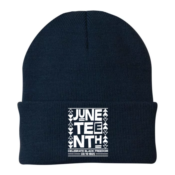 Juneteenth Celebrate Black Freedom 06-19-1865 Knit Cap Winter Beanie