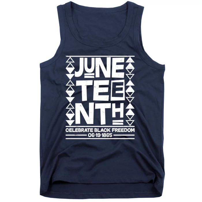 Juneteenth Celebrate Black Freedom 06-19-1865 Tank Top