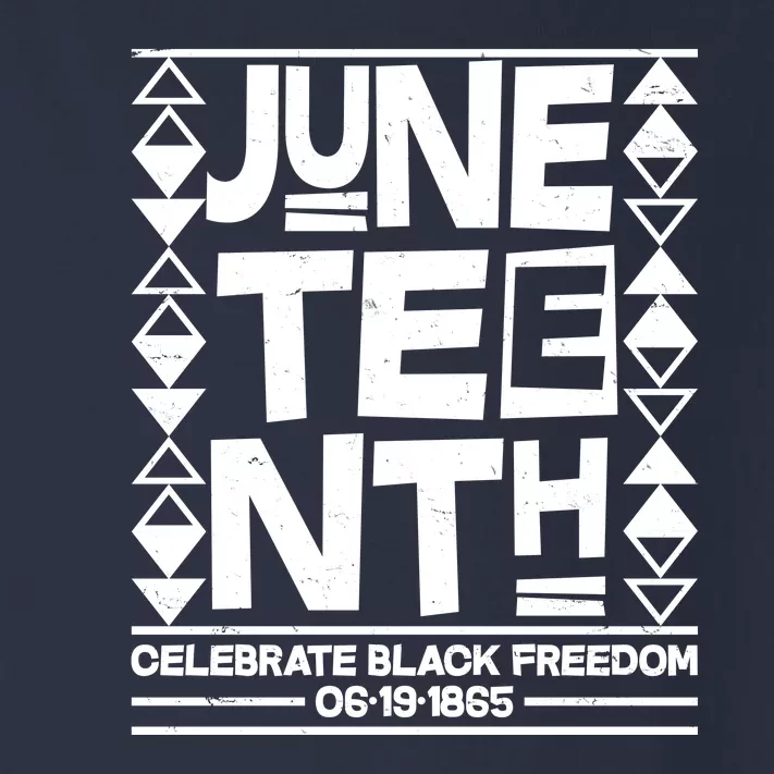 Juneteenth Celebrate Black Freedom 06-19-1865 Toddler Long Sleeve Shirt