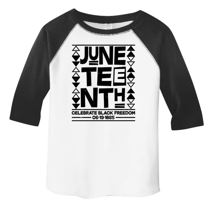 Juneteenth Celebrate Black Freedom 06-19-1865 Toddler Fine Jersey T-Shirt