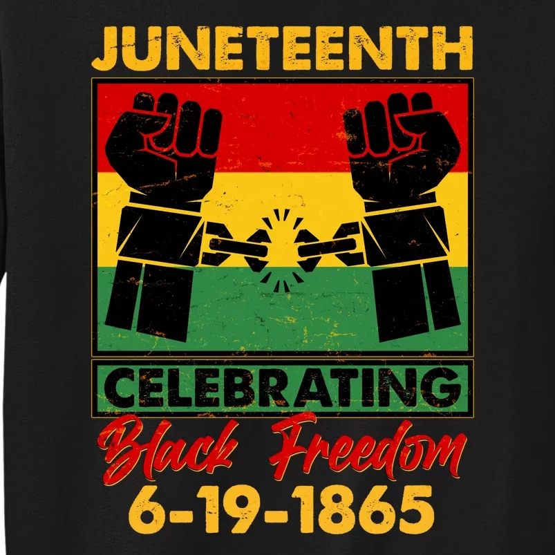 Juneteenth Celebrating Black Freedom 6-19-1865 Breaking The Chains Sweatshirt