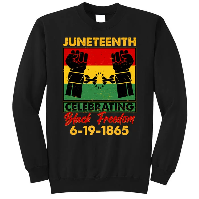 Juneteenth Celebrating Black Freedom 6-19-1865 Breaking The Chains Sweatshirt