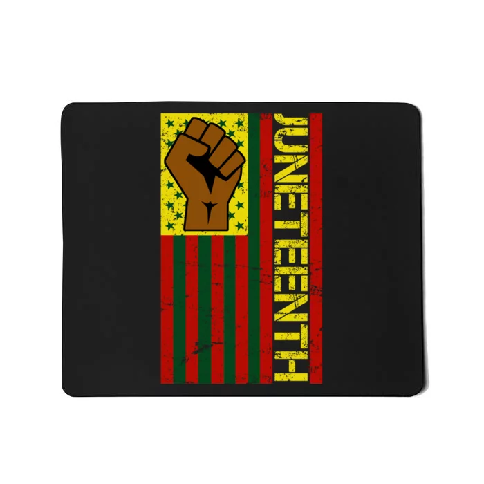 Juneteenth Flag Independence Day Vintage Celebration Mousepad